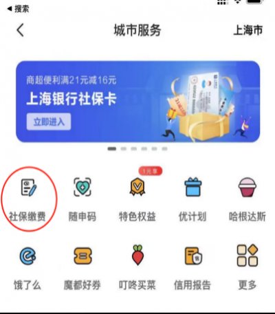 上海灵活就业人员社保云闪付网上缴费指南