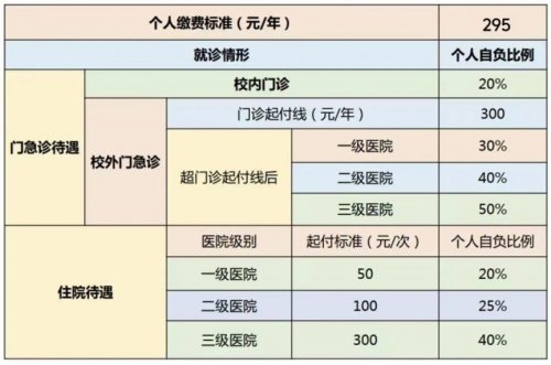 2024年上海大学生医保待遇详解