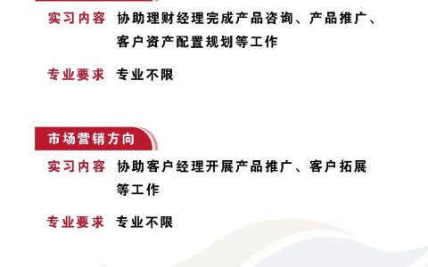 “梦工场”招商银行上海分行2026届暑期实习生招聘