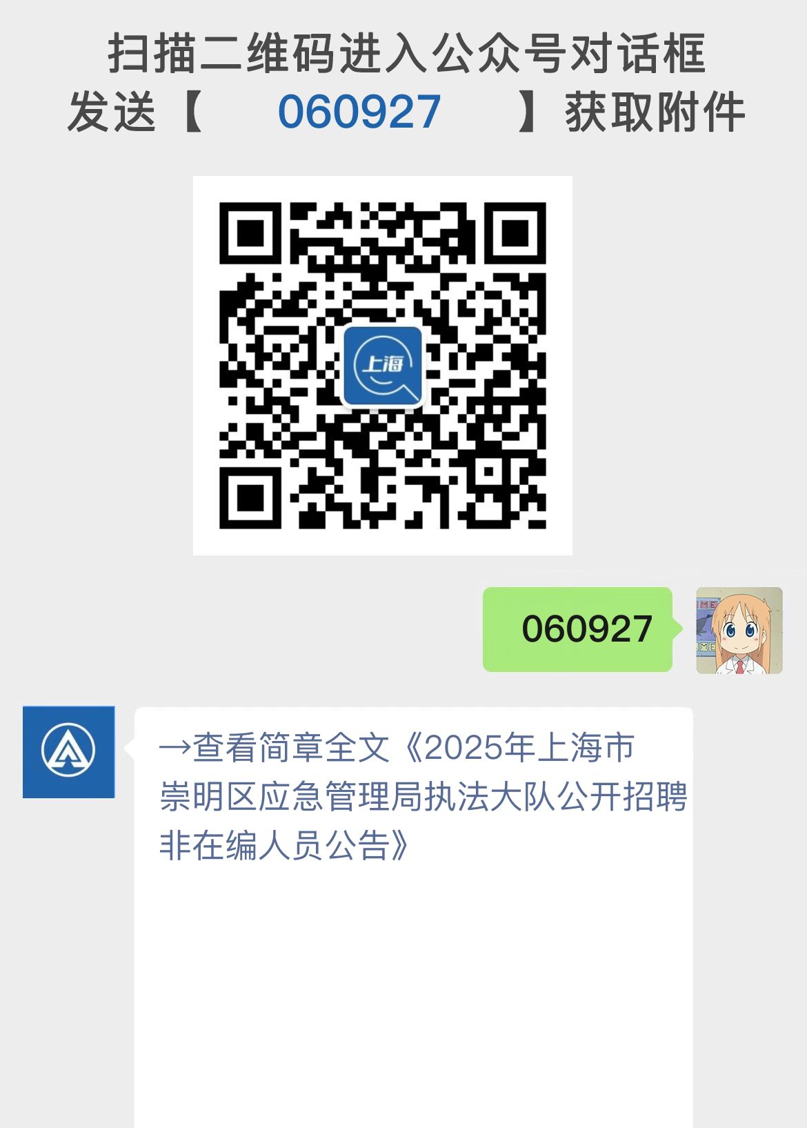 2025年上海市崇明区应急管理局执法大队公开招聘非在编人员公告